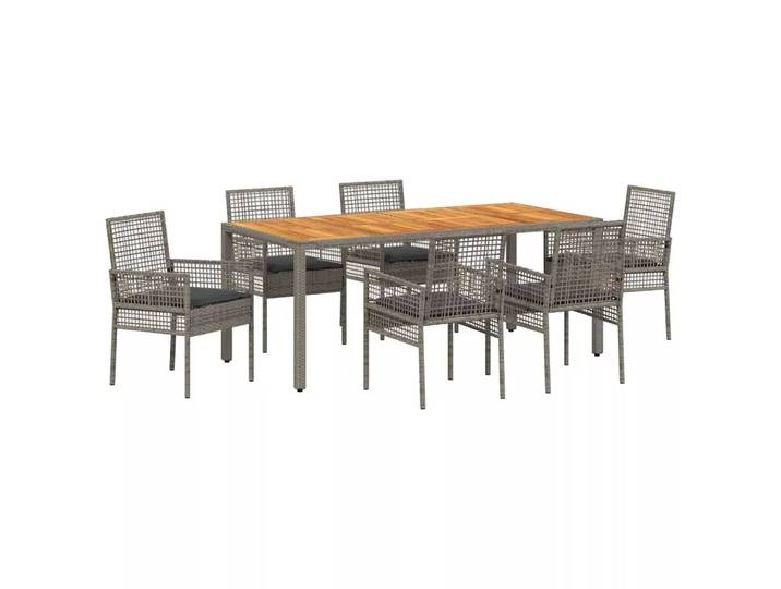 VidaXL - Garten-essbereich poly-rattan, One Size, Grau