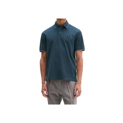 Poloshirt MARC O'POLO "Poloshirt Poloshirt Shortsleeve 1er Pack", Herren, Gr. L, blau (blau (schwarz navy)), Obermaterial: 100% Baumwolle CO., Shirts