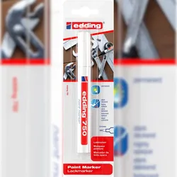 edding 750 Lackmarker weiß (Blister)