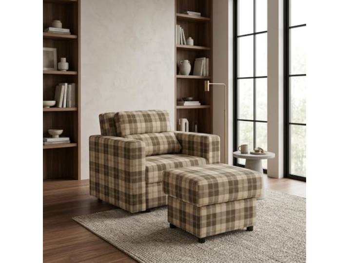 Family Meble Schlafsessel Komo Bravo mit Hocker – Variante Brawo 2a