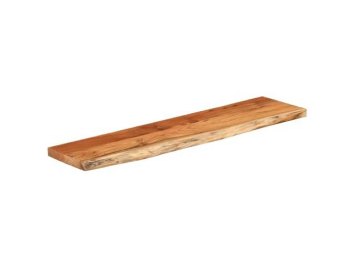 KTHLBRH Tischplatte 160 x 40 x 2,5 cm Massivholz Akazie Rustikale Kanten, natürliches Finish, Kapazität 150 kg, leicht zu reinigen