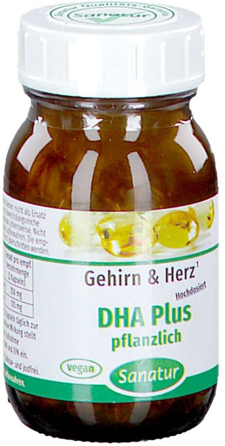 Dha Plus pflanzlich Kapseln 80stk