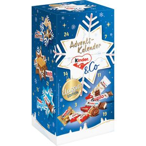 Kinder Adventskalender & Co Classic, befüllt mit Miniatur-Schokoladenriegeln, 295g