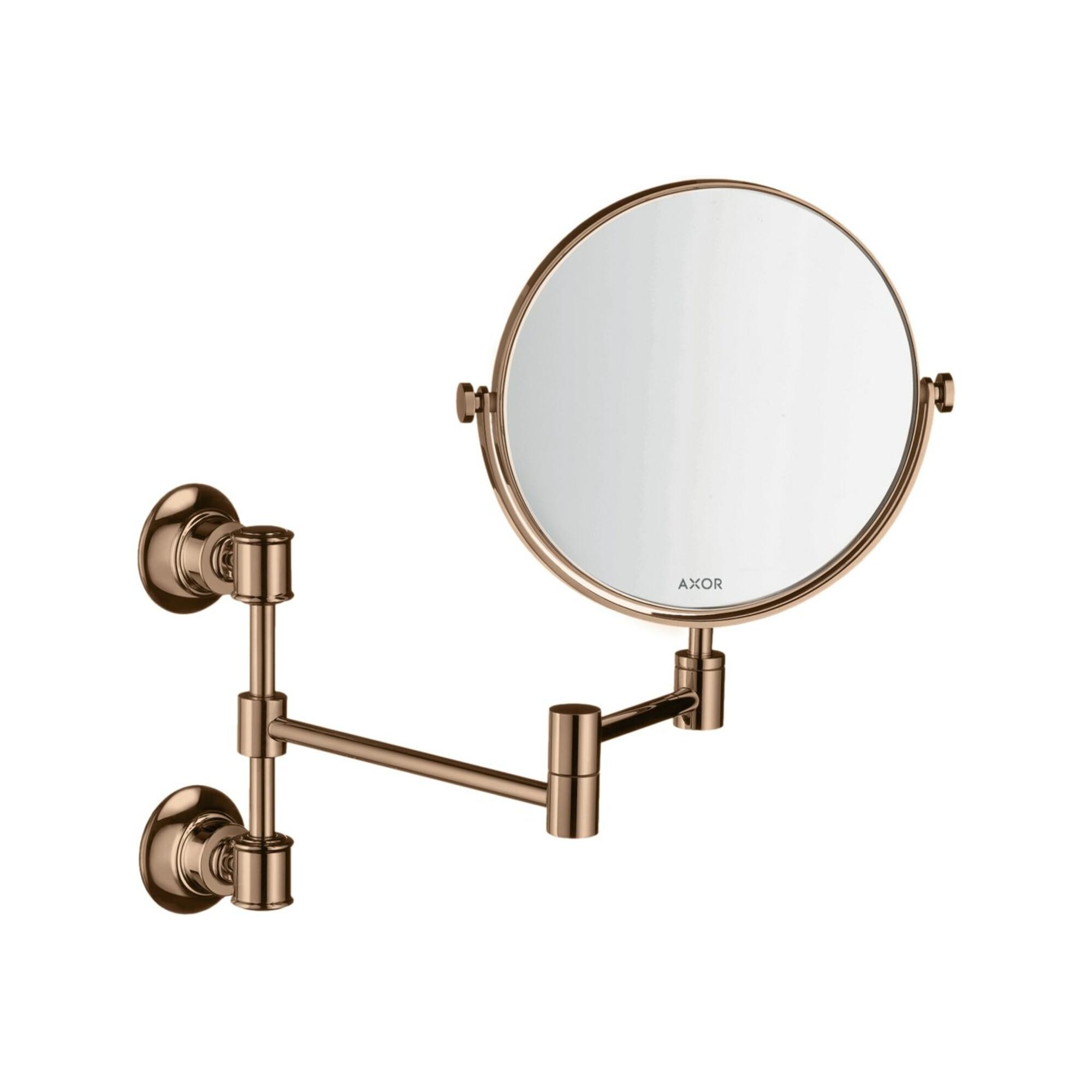 hansgrohe Rasierspiegel Axor Montreux schw, neigbar, Wandmont., pol. r gol (42090300)
