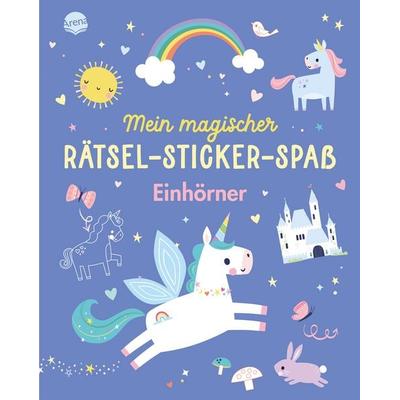 Mein magischer Rätsel-Sticker-Spaß. Einhörner, Taschenbuch von Shannon Hays, Arena, 978-3-401-72199-6