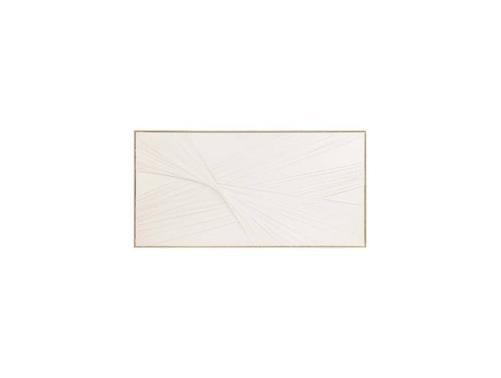 Handgemaltes, gerahmtes Bild „Floating Tensions II“ 70 x 140 cm Beige Crea Collection