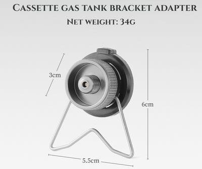 Inspire Daily Merch Butane Gas Adapter For Camping Stoves Portable Nozzle Bottle Conversion Joint With Screw Valve gas Cylinder Adapter