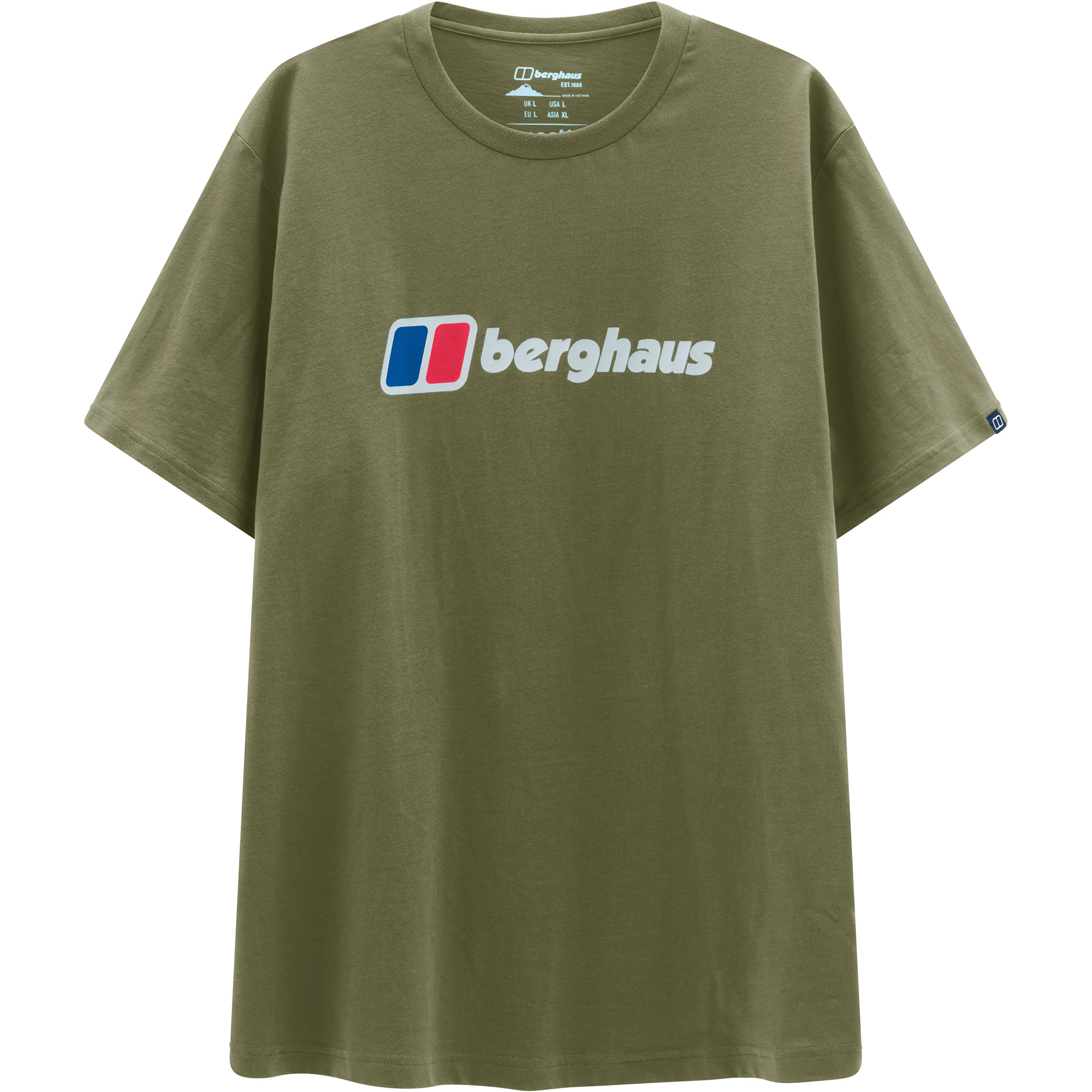 Berghaus Class XL-Logo Herren T-Shirts gruen Größe XL Lifestyle Widerstandsfähig