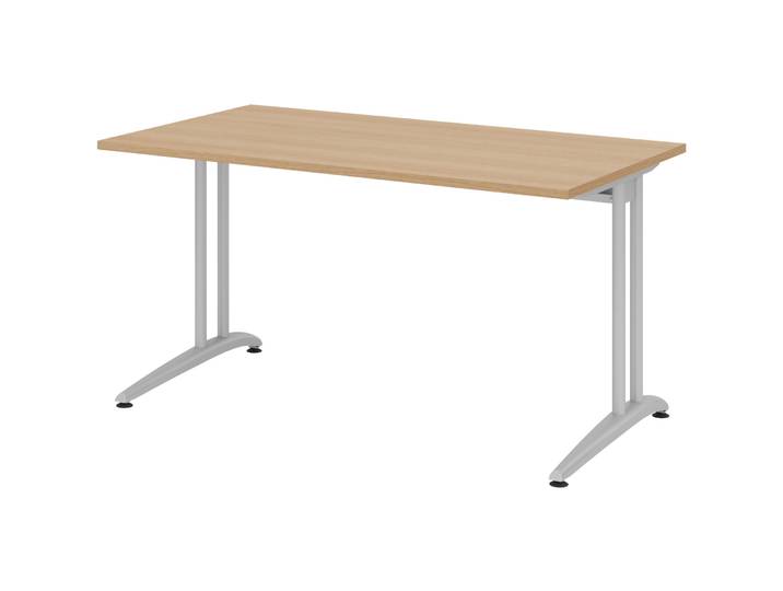 Schreibtisch Office Eiche 140 x 80 cm - Schreibtisch