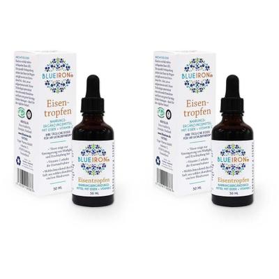 Blueiron Eisentropfen+Vitamin C 2x 2x50 ml Tropfen