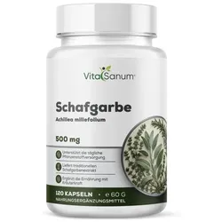 VitaSanum® Schafgarbe (Achillea millefolium) – 1500 mg Tagesportion (3 Kapseln)