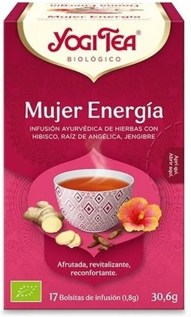 Yogi Tea Mulher Energia Infusão Eco 17 Unds