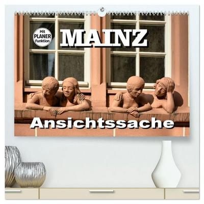 Mainz - Ansichtssache (hochwertiger Premium Wandkalender 2026 DIN A2 quer), Kunstdruck in Hochglanz