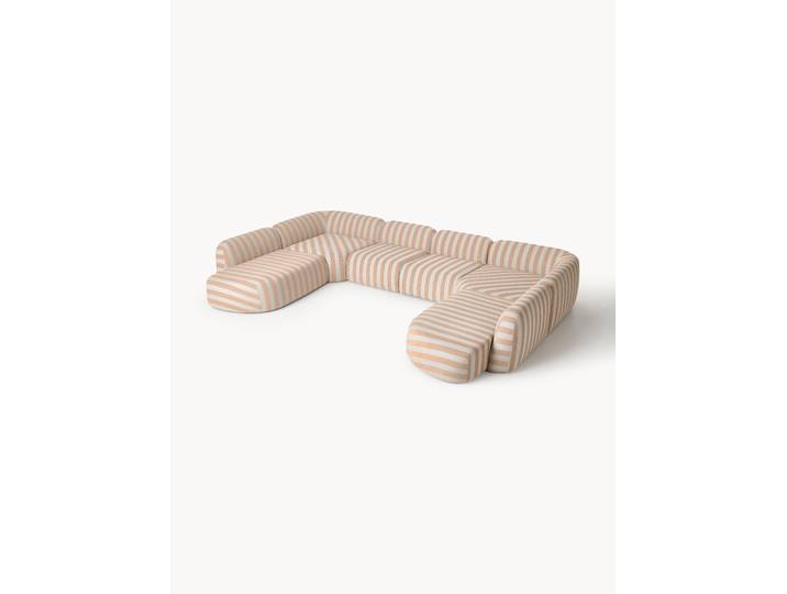 Canapé modulable XL rayé Wolke