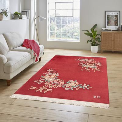 Gertmenian Orient Estate Hand Made Traditional Floral Border Medallion Hand Knot Wool Area Rug Collection