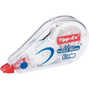 Tipp-Ex Korrekturroller Mini Pocket Mouse, 6 Stück, 5mm x 6m