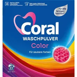 Coral COLOR Waschmittel 1,43 kg