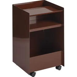 Folded Beistellschrank auf Rollen 61,5 cm, dunkelrot