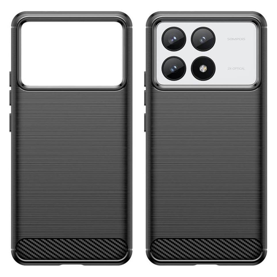 Cover-Discount Xiaomi Poco F6 Pro - Metall Carbon Look Hülle (Xiaomi Poco F6 Pro) (46723108)