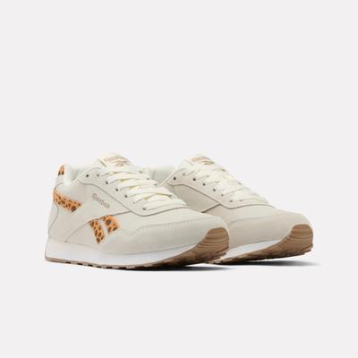 Sneaker REEBOK CLASSIC "REEBOK GLIDE LOW", Damen, Gr. 38,5, chalk, cheetah, Leder, Synthetik, Textil, Schuhe Sneaker