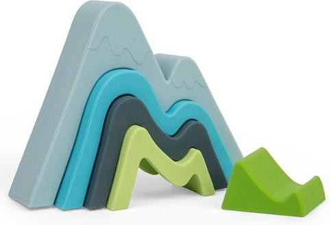 Bigjigs Montessori Stapelspel - Educatief siliconen speelgoed