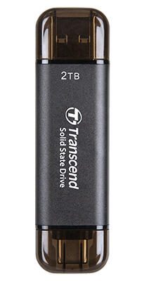 Transcend ESD310C Externe SSD 2 TB, schwarz TS2TESD310C
