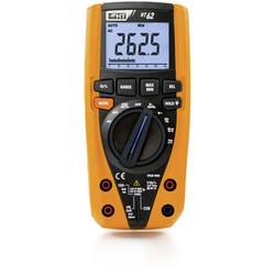 HT Instruments HT62 Hand-Multimeter digital mit Bildschirmhintergrundbeleuchtung, Kapazitätsmessung, Durchgangsprüfung, Momentanwertspeicher CAT III 1000 V,