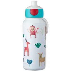 Mepal CAMPUS Trinkflasche Pop-Up 400 ml - Animal Friends