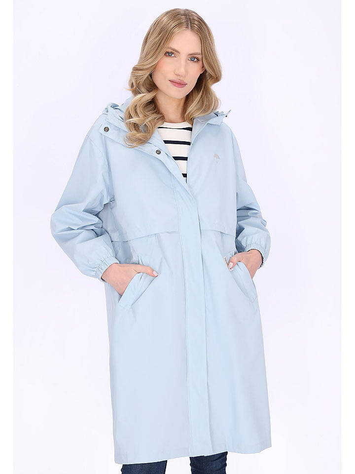 Schmuddelwedda Parka in Hellblau - XL