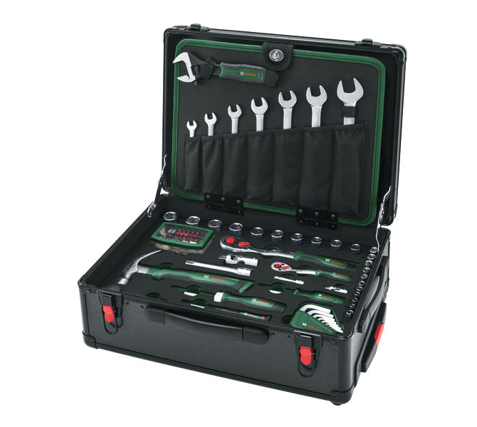 Bosch Handwerkzeuge Rollwerkzeugkoffer-Set 119-teilig 1 600 A02 ZB4