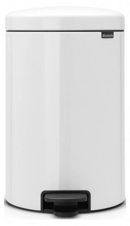 Brabantia Newicon Afvalemmer, 20 liter, wit