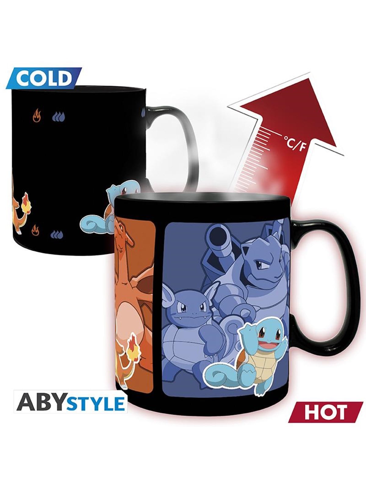 ABYstyle - POKEMON Heat Change Mug Evolve King size - Becher