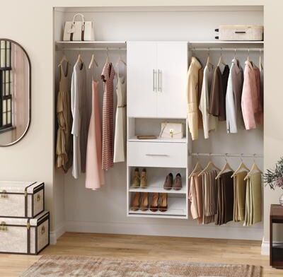 ClosetMaid SuiteSymphony Modern 1-Drawer Hanging Closet System