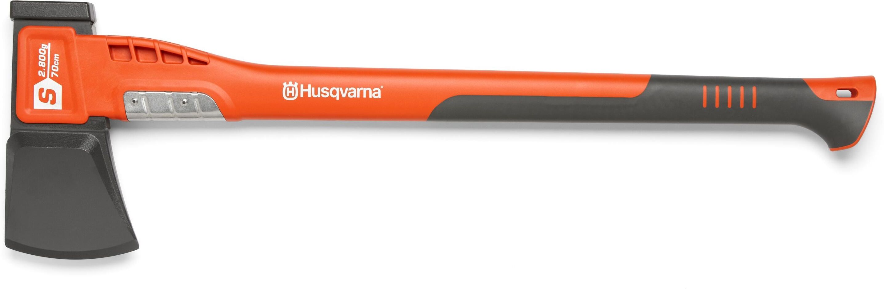 Spaltaxt HUSQVARNA "S2800, 70 cm", orange (grau, orange), Äxte, Spaltaxt grau, orange Einheitsgröße