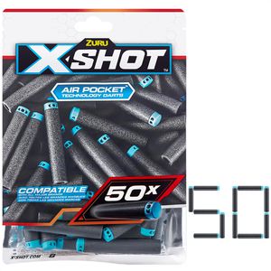 X-Shot Blaster-Zubehör Excel, Schaumstoff-Darts, Nachfüllpack, 50 Stück