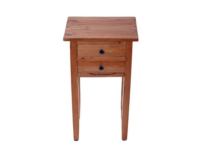 CREEDWOOD Beistelltisch BEISTELLTISCH RIKA , Holz massivholz, 70 cm, Nachttisch, Telefontis