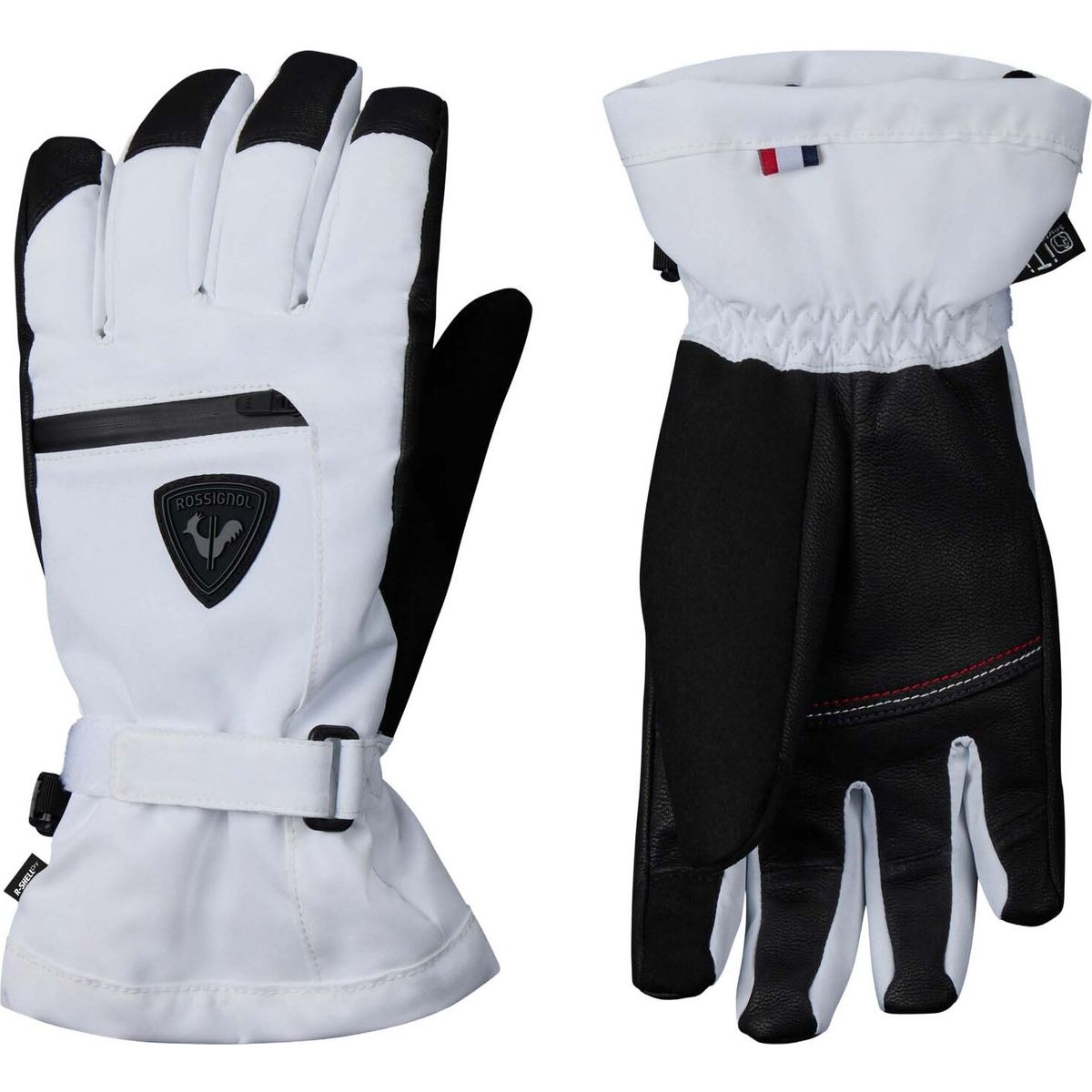 Rossignol W Romy Ski Gloves R-shell DRY white (100) XL RLPWG05 1000XL
