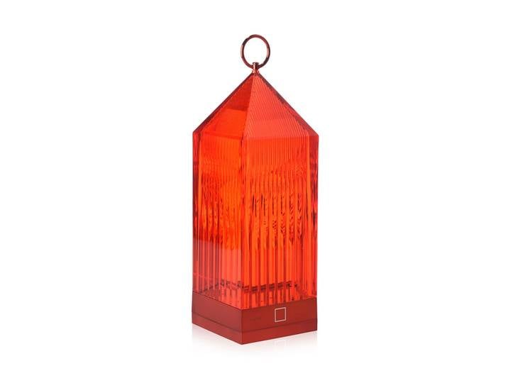 KARTELL lampe de table LANTERN (Rouge - PMMA)