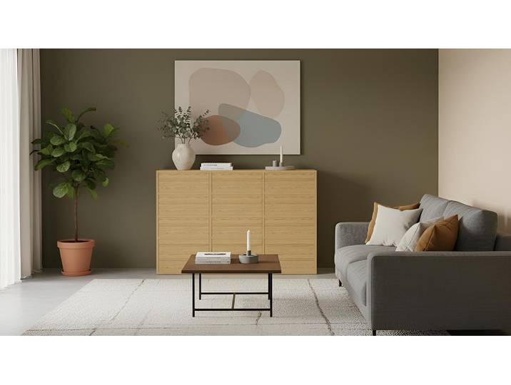 Holzkommode nach Maß von Pickawood Eiche Natur geölt