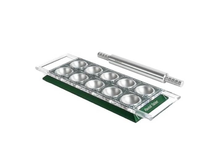 Marcato Ravioli Tablet Nudelform, Aluminium, 36 x 21 x 7 cm