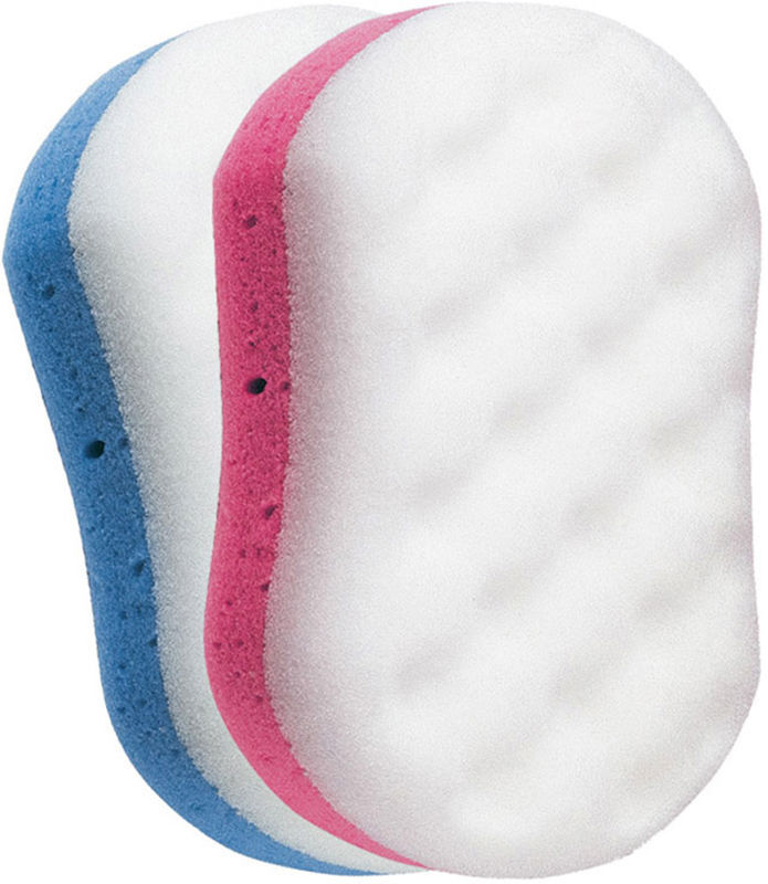 Beter Esponja de baño mixta-peeling suave-rugoso 2 pz