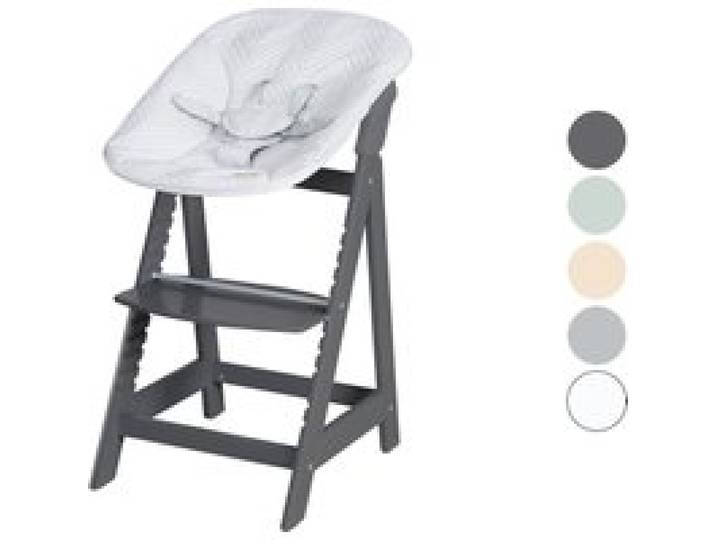 ROBA Chaise haute évolutive Born Up Zick Zack 2 en 1
