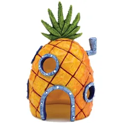 Nickelodeon Ornament Spongebob Pineapple House (Dekoration, Comic Figur), Aquarium Dekoration