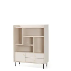BÜCHERREGAL ASTREA 103,5x42x133 cm, Regal Beige
