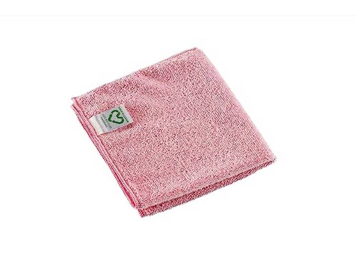 Vileda Professional Reinigingsdoek, 100% gerecyclede microvezel, 5 stuks, rood