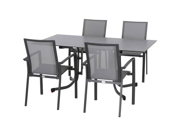 Loungegarnitur 5-tlg Velia aus Metall