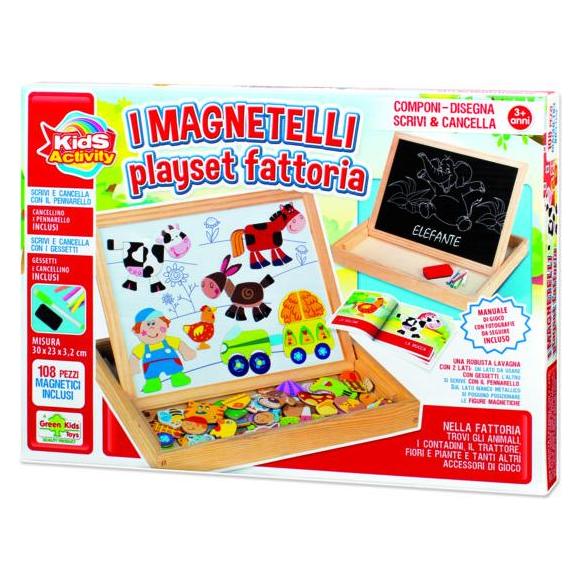 Rs Toys Magnetelli Magnetelli 108 Pcs Playset Farm (46036079)
