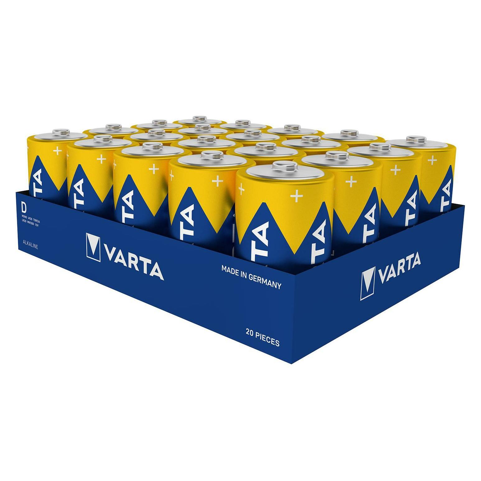Varta High Energy (20 Stk., D, 16500 mAh) (04920 121 111)