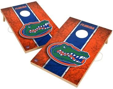 Skip's Garage Vintage Florida Gators UF 2x4 Tailgate Cornhole Boards