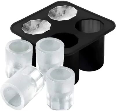 Universal Stock Large Silicone Ice Cube Tray For Whiskey & Cocktails Cavity Large Ice Cube Mold Reusable Freezer Tray q